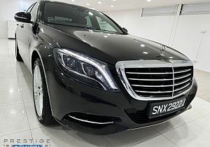 Mercedes Benz S400L R19 LED 2015 Rear Entertainment Brown
